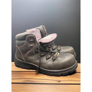 Avenger Women's Waterproof Work Boots A7123 Wide Fit ASTM Certified Safety Toe